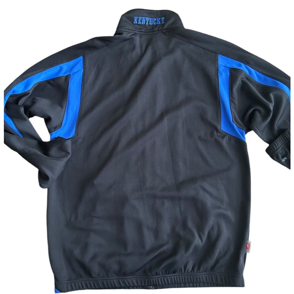 Nike Team University of Kentucky Wildcats Full Zip Jacket Men's M Black UK - Picture 2 of 6